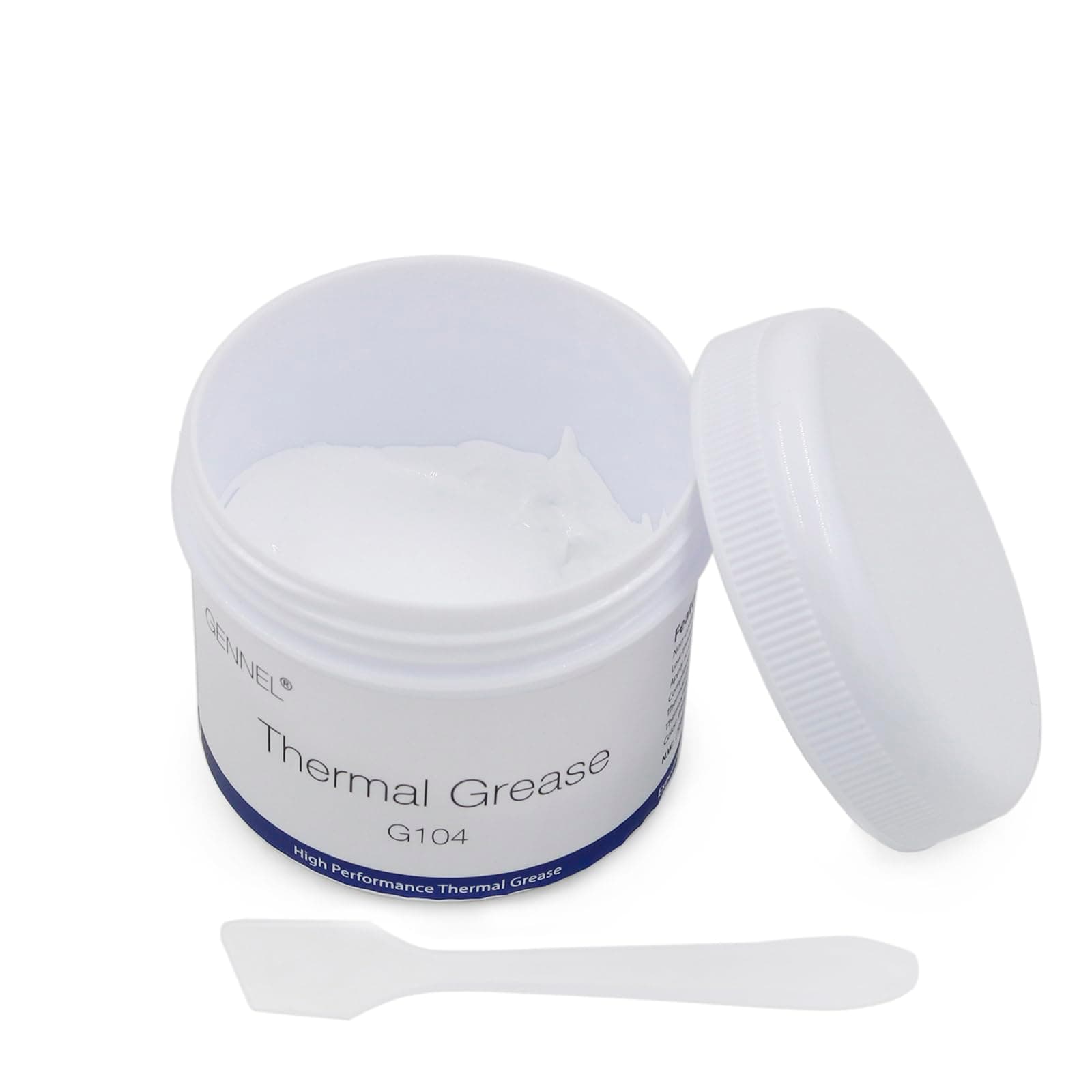 G104 100 Grams Thermal Conductive Paste, Silicone Thermal Compound Grease, Heatsink Paste for CPU Radiator Coolers LED Printer Chipset Cooling