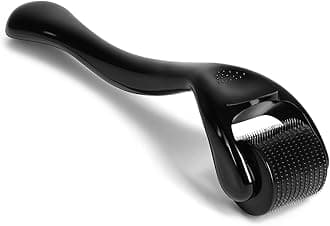 Derma Roller, 540 Titanium Microneedle Roller for Face Facial Wrinkles Hair Loss Stretch Marks Hair Regrowth Micro Needles Professional Microneedling Derma Needling Kit with Case (2.0 mm)