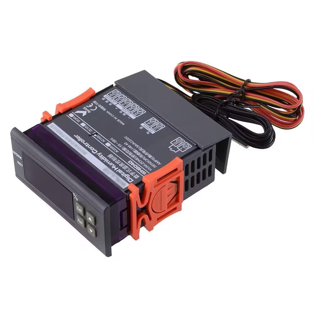110V Digital Air Humidity Temperature Control Controller WH8040 Range 1%~99%