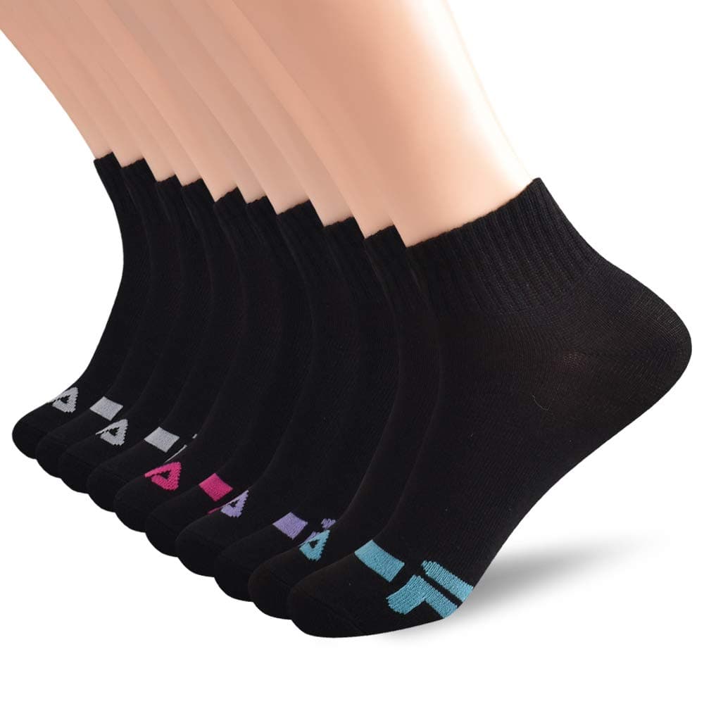 womens Ankle Quarter Socks(10 Pack)