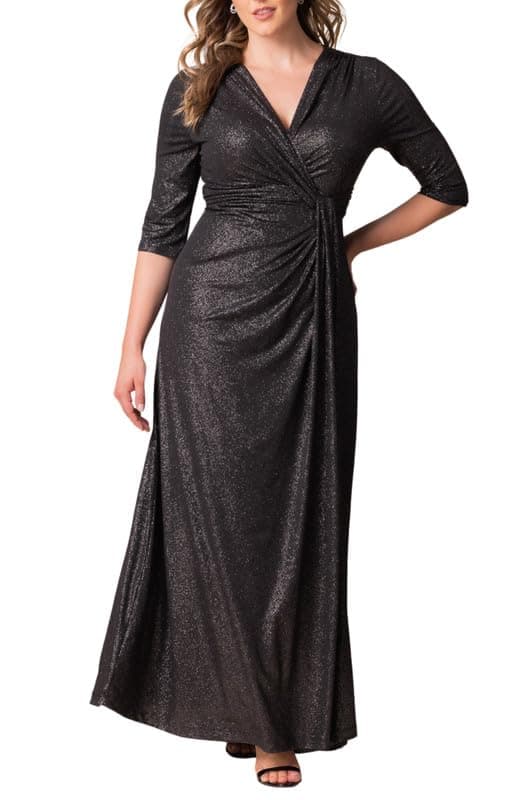 Kiyonna Women's Plus Size Romanced by Moonlight Gown