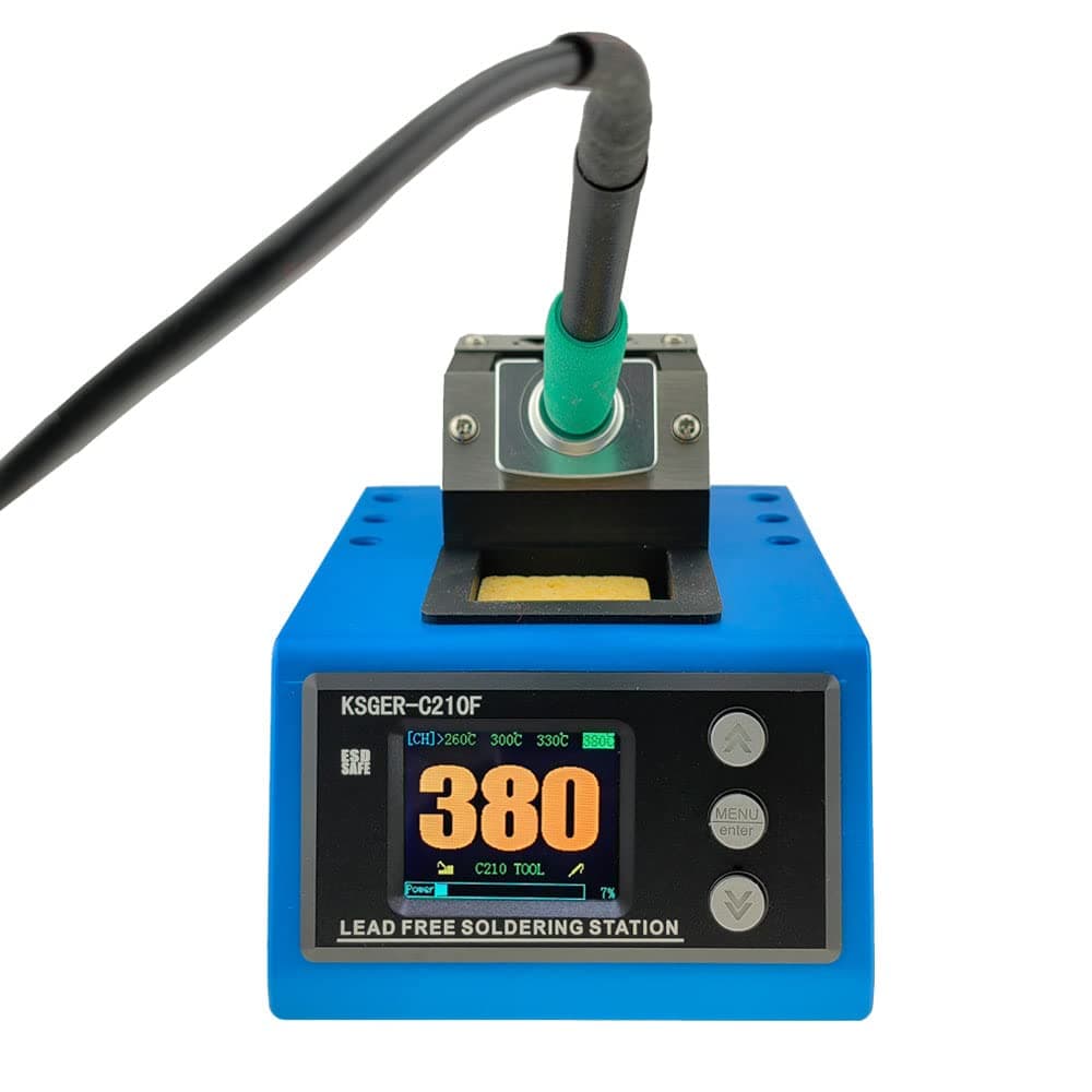 KSGER C210 Soldering Station TFT LCD Electric Controller For JBC-210 Tips Auto-sleep Rapid Heating 85W 500C Welding Tools