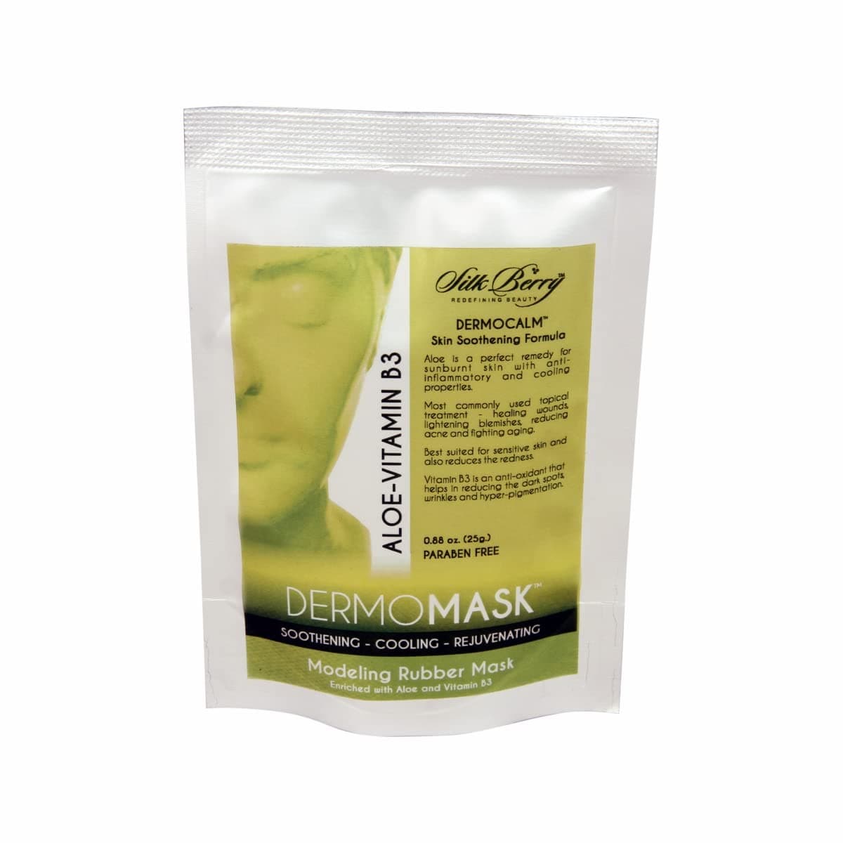 Dermo Aloe-Vitamin B3 Dermo Rubber Mask for Women