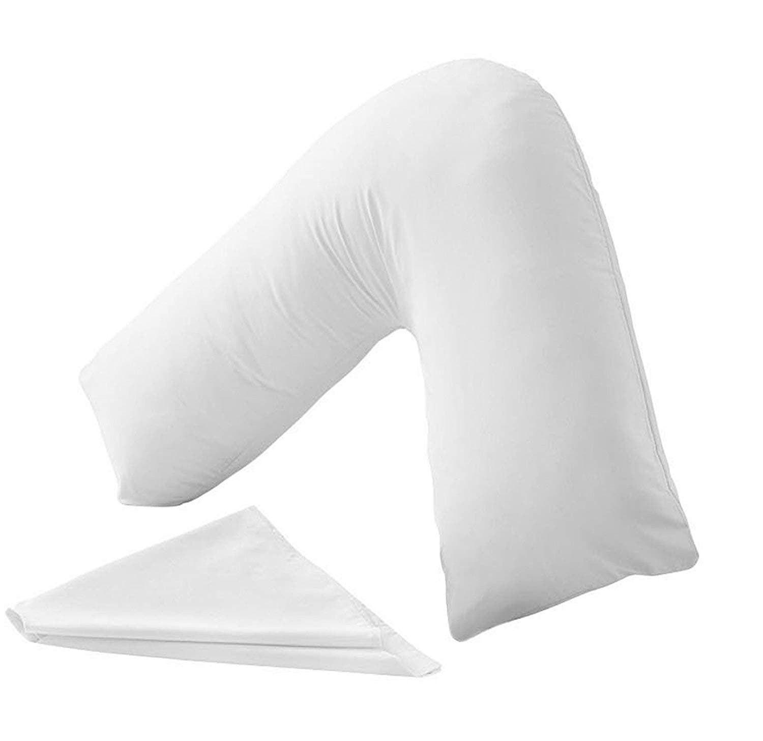 CnA Stores Orthopaedic V-Shaped Pillow Extra Cushioning Support For Head, Nec...