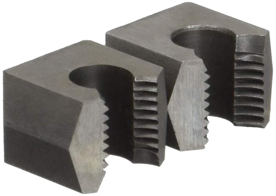 Greenfield Threading 423074 System Die, 7/16" - 20 A1#5, Carbon Steel, Uncoated (Bright) Coating, Right Cut, 2-Piece