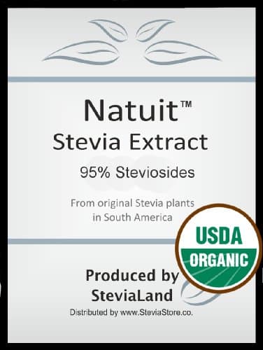 3.2oz (90 GR) 2500serv. # Free Shipping # Stevia Extract 95% + Seeds | NATUIT