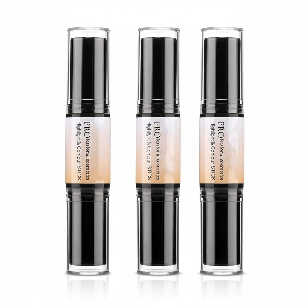 6 Colors Highlight and Contour Stick, Dual-Ended Full Coverage Wonder Stick, Color Corrector Concealer Sticks