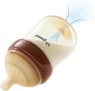 PPSU Anti-Colic Baby Bottle, Breast-Like Extra Slow Flow Nipple for Breastfed Babies (0m+), 5 oz/160 mL, 1 Pack