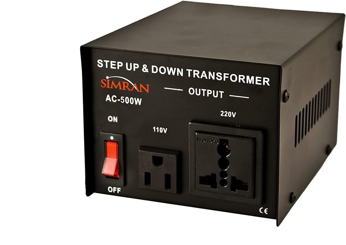 Simran AC-500 Step Up/Down Voltage Converter Transformer 110V/220V - 500 Watt