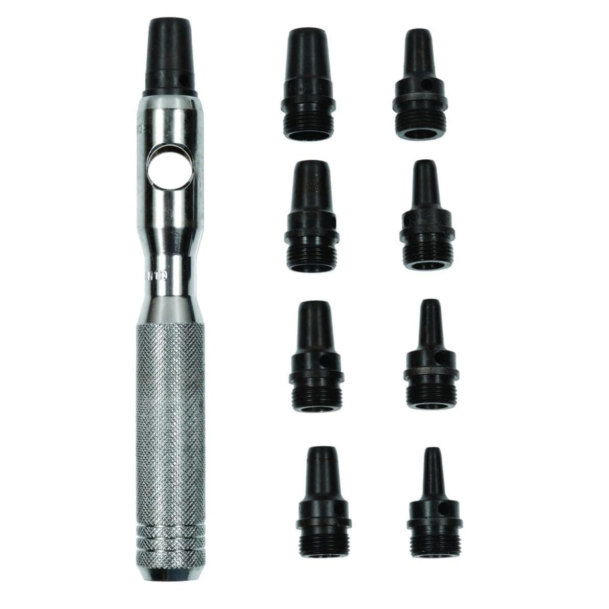 Tools 66012 Hollow Punch, 10-Piece Set, Black