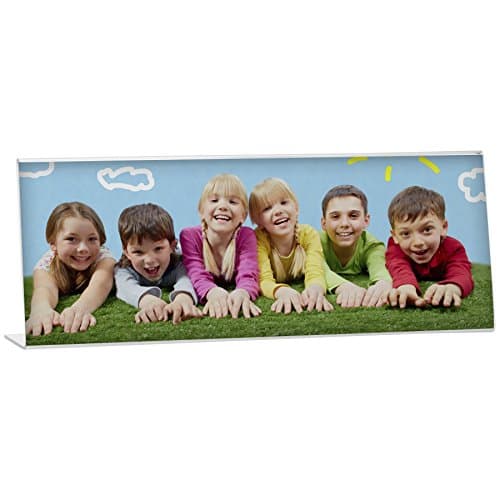 Neil Enterprises Inc.Acrylic Panoramic Frame Bent Easel Picture Frame - Pack of 12