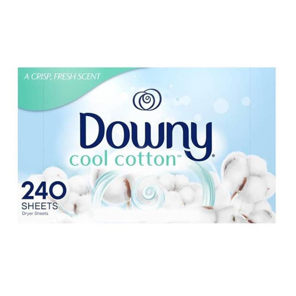 Dryer Sheets Laundry Fabric Softener, Cool Cotton, 240 Count