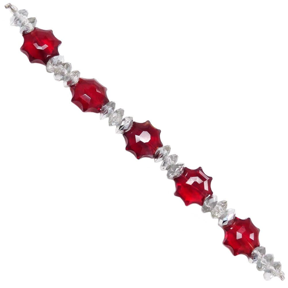 Linpeng Fiona CBS-02 Crystal Web Shape Beads Strands