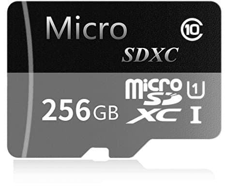 256GB Class 10 Micro SDXC Flash Memory Card 256 TF Card Sd Card Reader for Phone