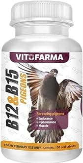 VITOFARMA Vitamin B15 - B12 100 Tablets Pigeons, Palomas