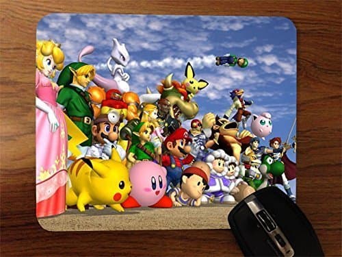 Super Smash Brothers Desktop Mouse Pad 8.7" x 7.08" inch