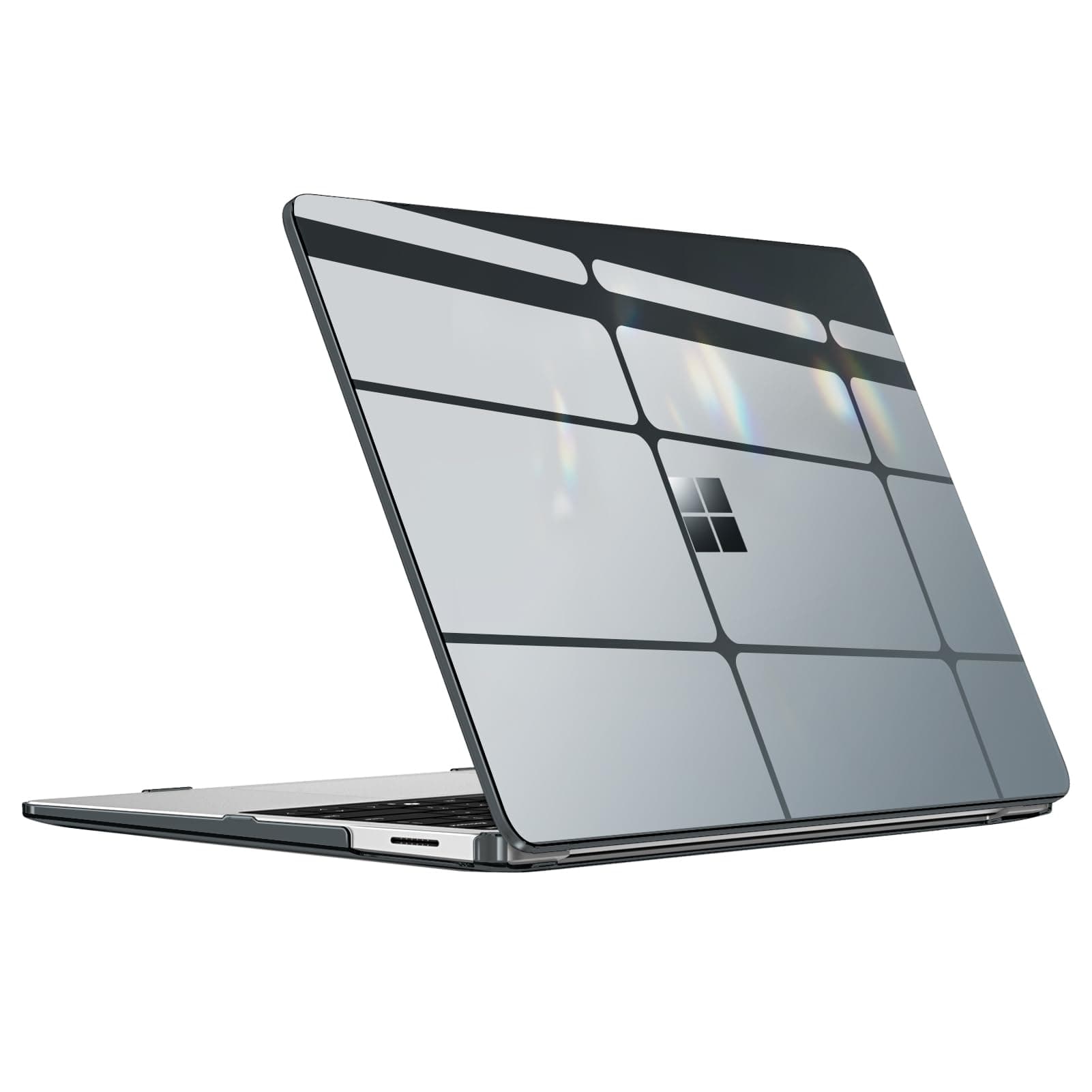 Case for 13.8 Inch Microsoft Surface Laptop 7 2024 (Model: 2036) - Protective Slim Snap On Hard Shell Cover (Crystal Black)