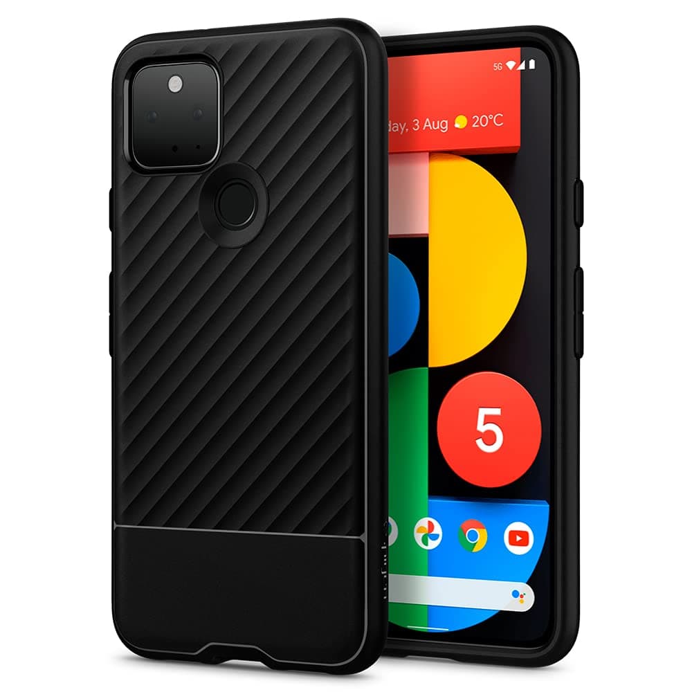 Spigen Core Armor Designed for Pixel 5 Case (2020) - Matte Black