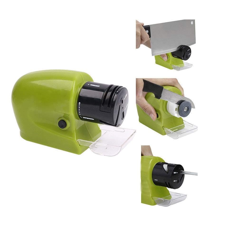 Electric Knife sharpner Motorized Sharpening Swifty Knives Power Sharpener Precision Scissors Sharp Tool Home Kitchen Electric Grind Machine Electric Knife Sharpener Cordless (1Pcs)