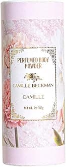 Camille Scented Talc-Free Body Powder, Perfumed Dusting Powder, Camille Beckman, 3 Ounce