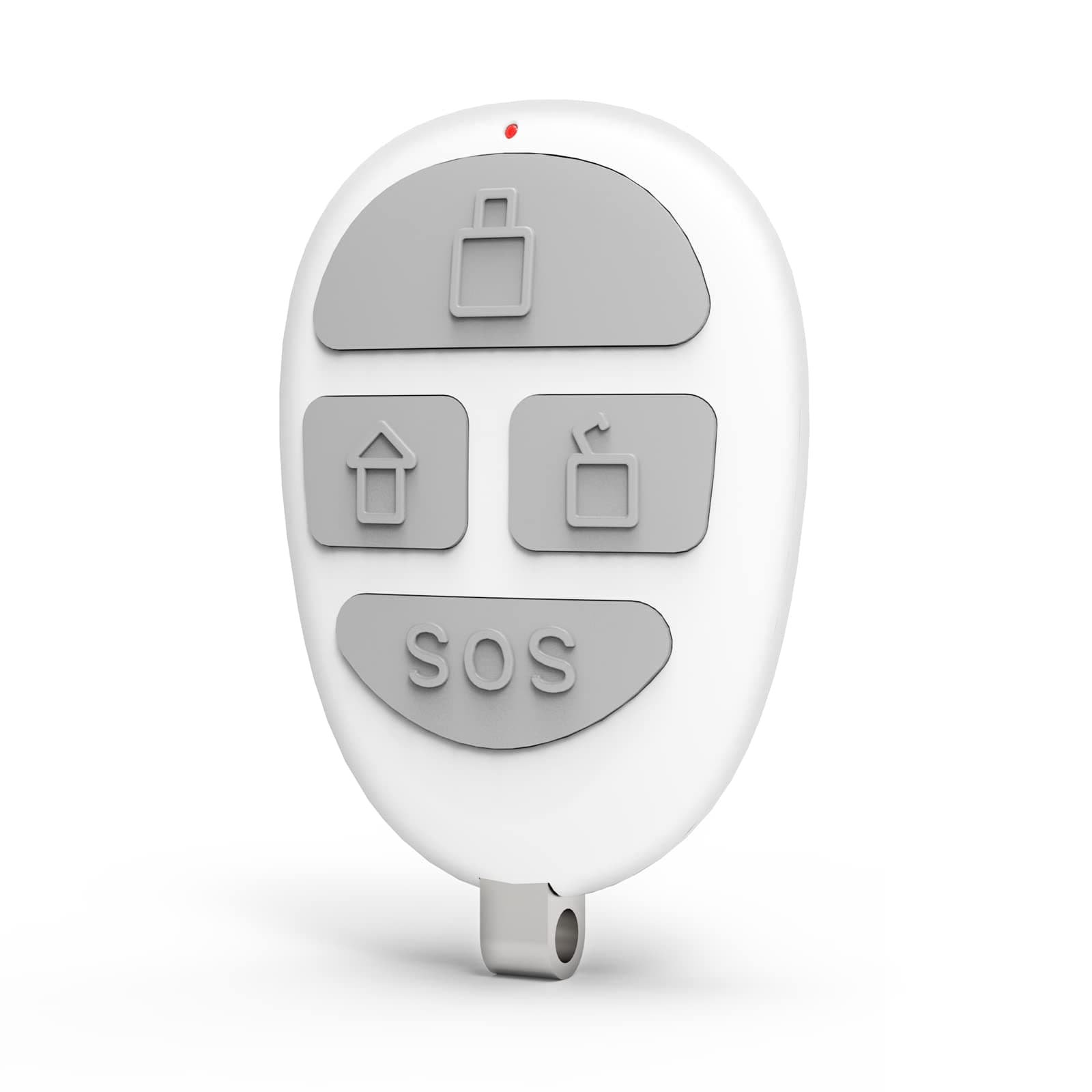 Wireless Remote Control Working with YISEELE WiFi Alarm System (YX-800), White