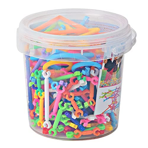 Other M＆J＆DELEE 220 Pcs Kids DIY Creative Intelligence Sticks Blocks Plastic Early Educational Magic Learning Building Blocks Toys