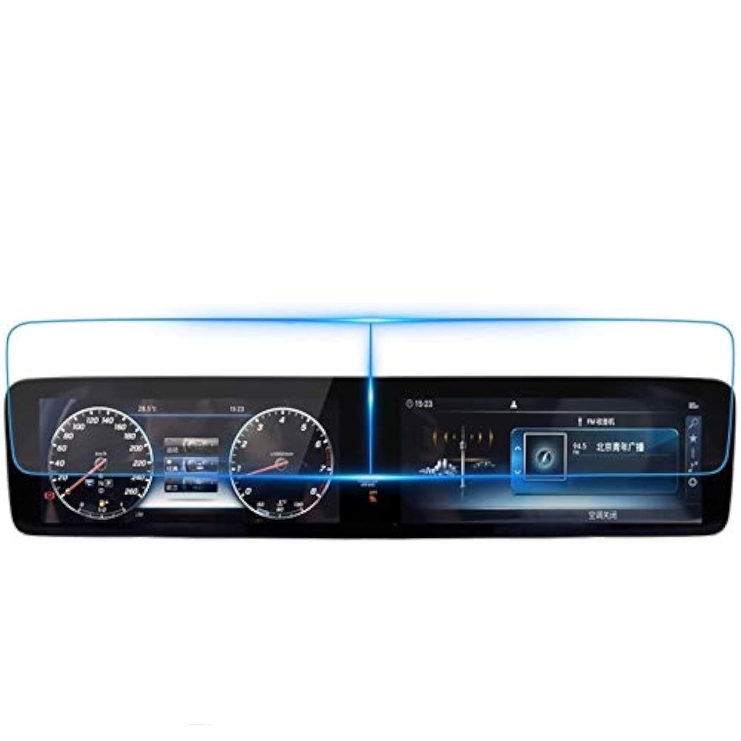 Screen Protector Compatible with 2019-2023 Mercedes Benz A B CLA GLB 10.25 incn Touch Screen, Anti Glare Scratch,Shock-resistant, Navigation Accessories,Protecting Mbux Screen