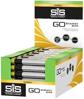 SIS Go Energy Bar, High Carb, Fruit infused Energy Bar, Apple & Blackcurrant Flavour (30 Packs)