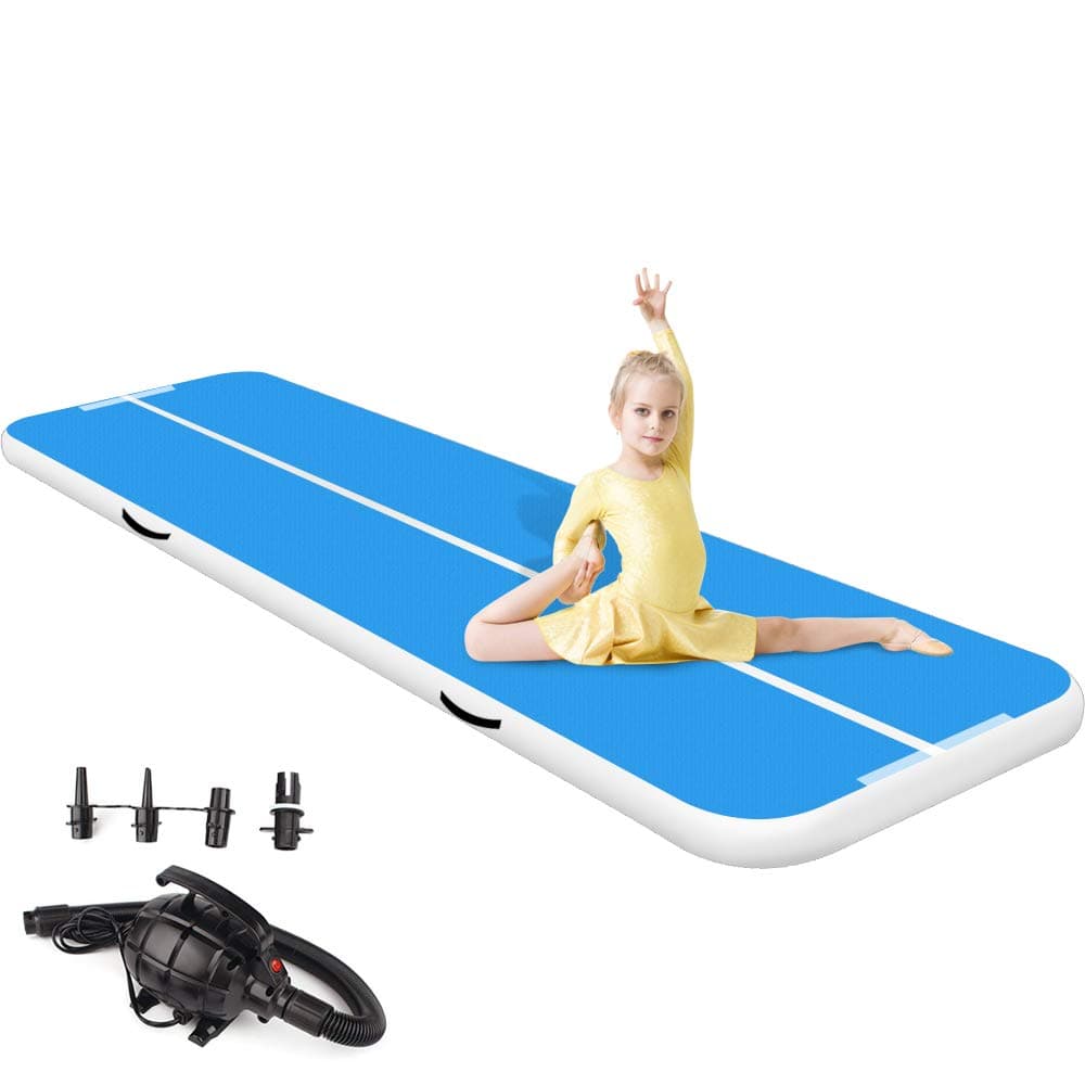 10ft/13ft/16ft/20ft/23ft/26ft/29ft/33ft/36ft/128ft Tumbling Mat Air Floor Mat for Gymnastics/Cheerleading/Martial Arts/Parkour/Beach/Home Use