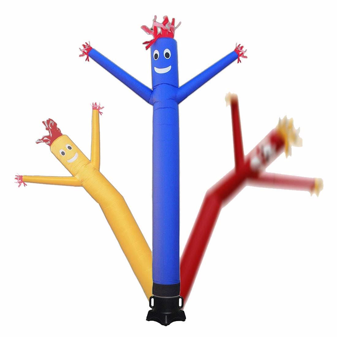 Mkevi 10ft Sky Air Puppet Dancer Mini Inflatable Arm Flailing Tube Man Wacky Wavy Wind Flying Dancing Man for DIY Stand Out Advertising No 12in Blower (Blue)