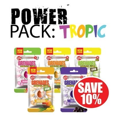 Grenades Gum - Power Pack: Tropic