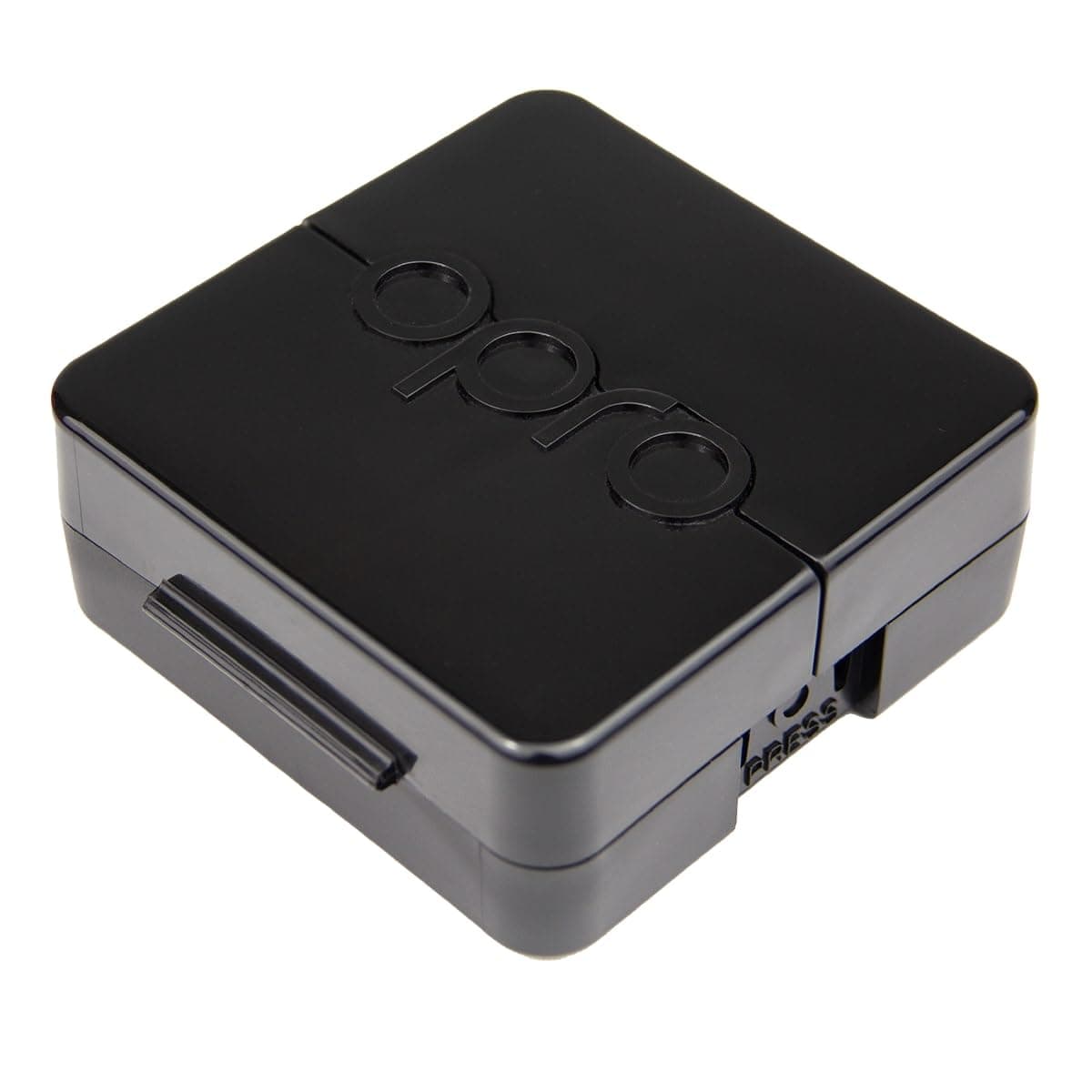 OPRO Protective Ventilated Mouth Guard Case, Can be Used as a Retainer Case, Ideal for Your Your Night Guard & Clear Aligners, Keeps Them Secure (Black)