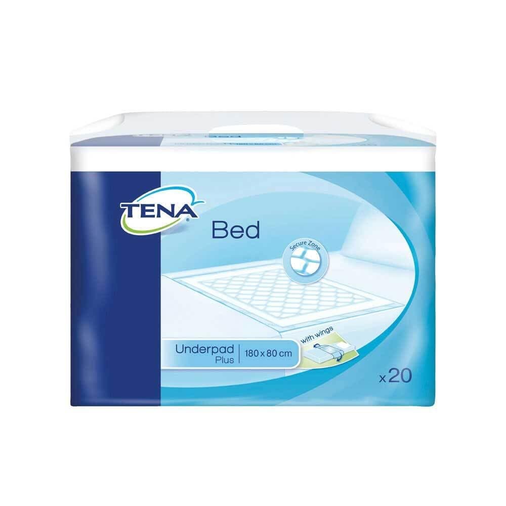 Tena Bed Plus Wings - 80 x 180 cm, Pack of 20 Sheets
