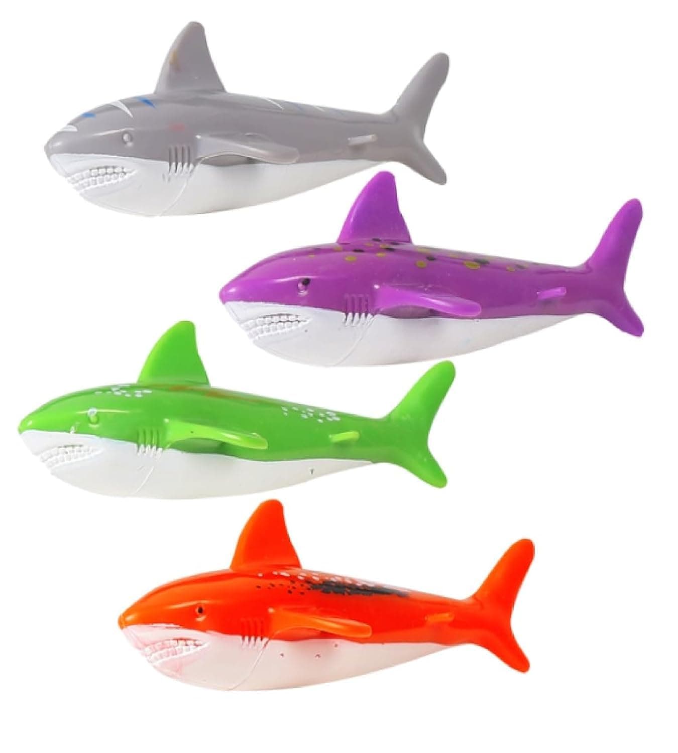 Diving Shark Toys 4 Pieces