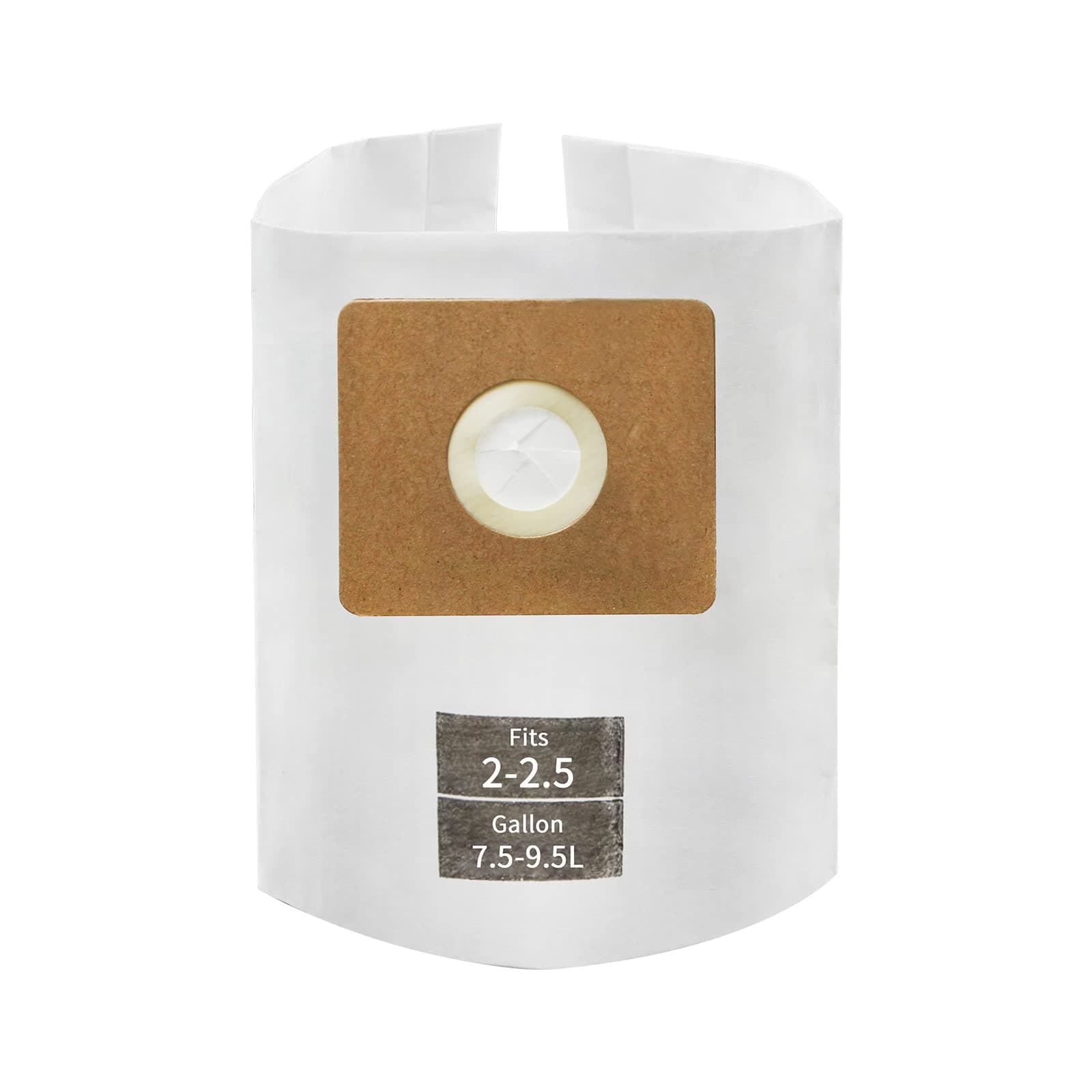 5 Pack Micro Shop VAC Bags 2-2.5 Gallon, Type B 90668 9066800 9066833, All Around EZ QAM70 and CMXZVBE38774 Premium Disposable Dust Collection Bags