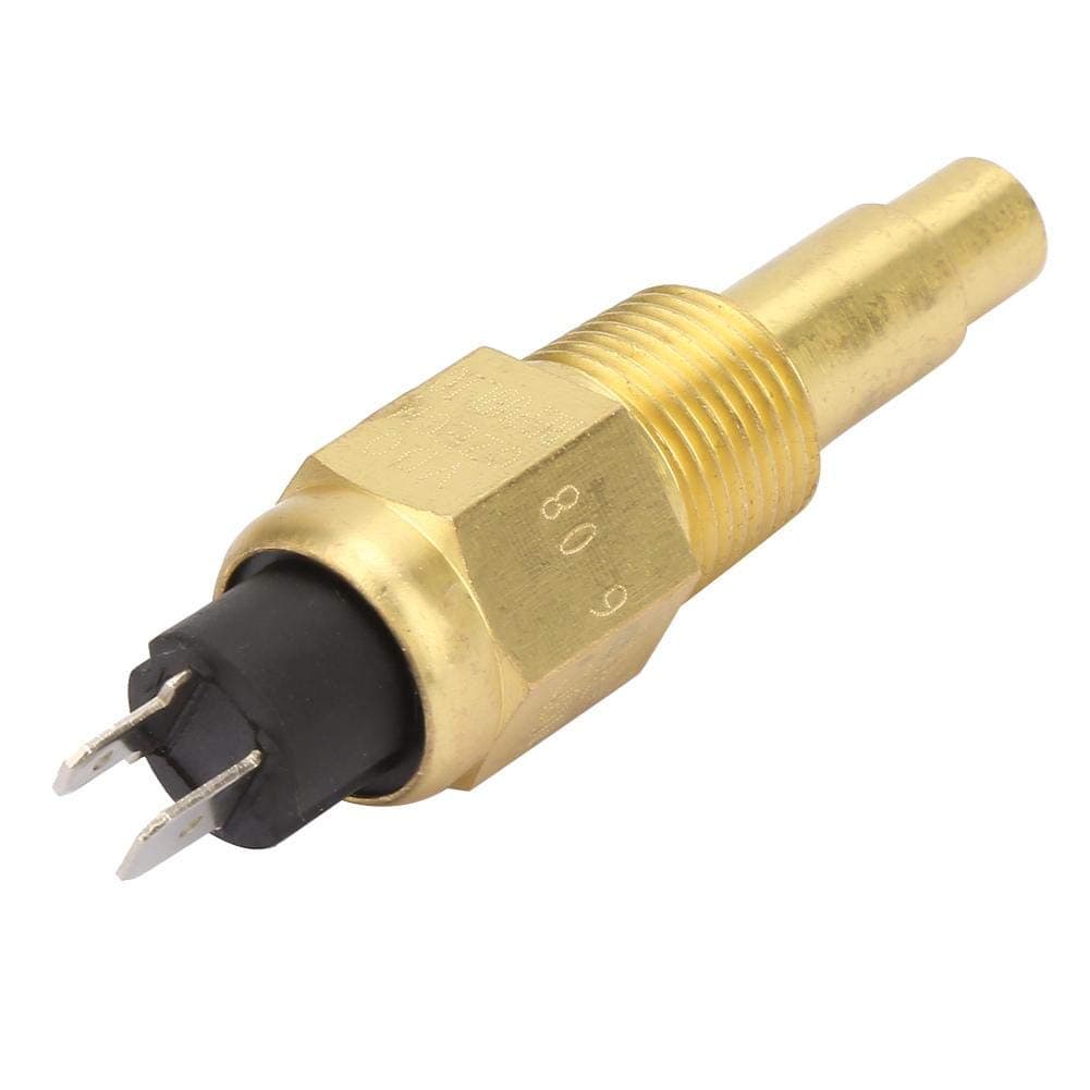 Engine Water Temp Sensor 3/8 NPT 3W 103℃ Brass Engine Water Temperature Sensor Generator Part Fit for VDO