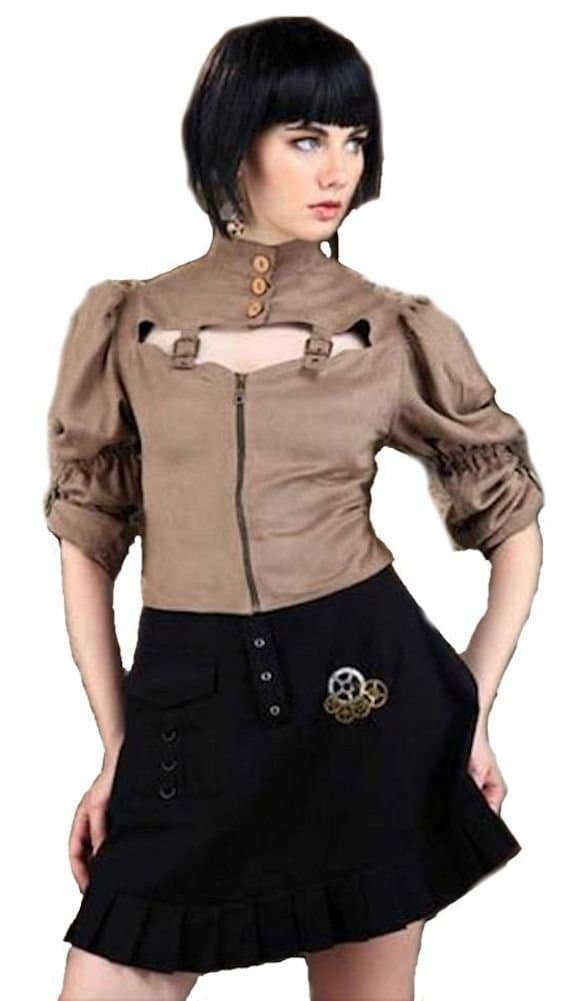 Small Steampunk Cosplay Short Skirt Black