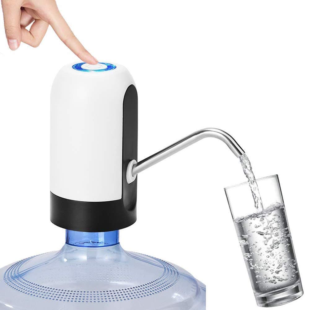 HSIULMY Water Bottle Pump USB Charging Automatic Drinking Water Pump Portable Electric Water Dispenser Water Bottle Switch for 5 Gallon Water Bottle Dispenser