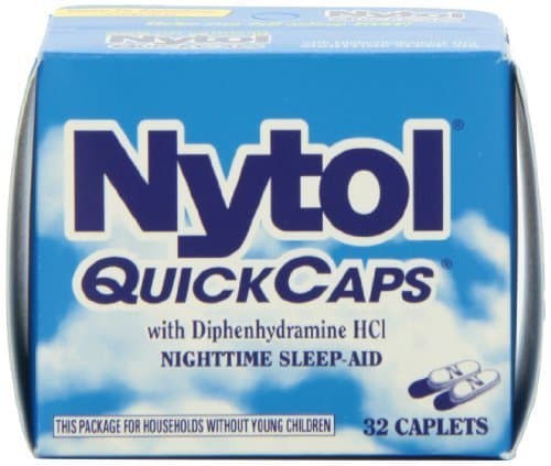 Nytol Nighttime Sleep Aid Quick Capsules, 32 Count (Pack of 3)