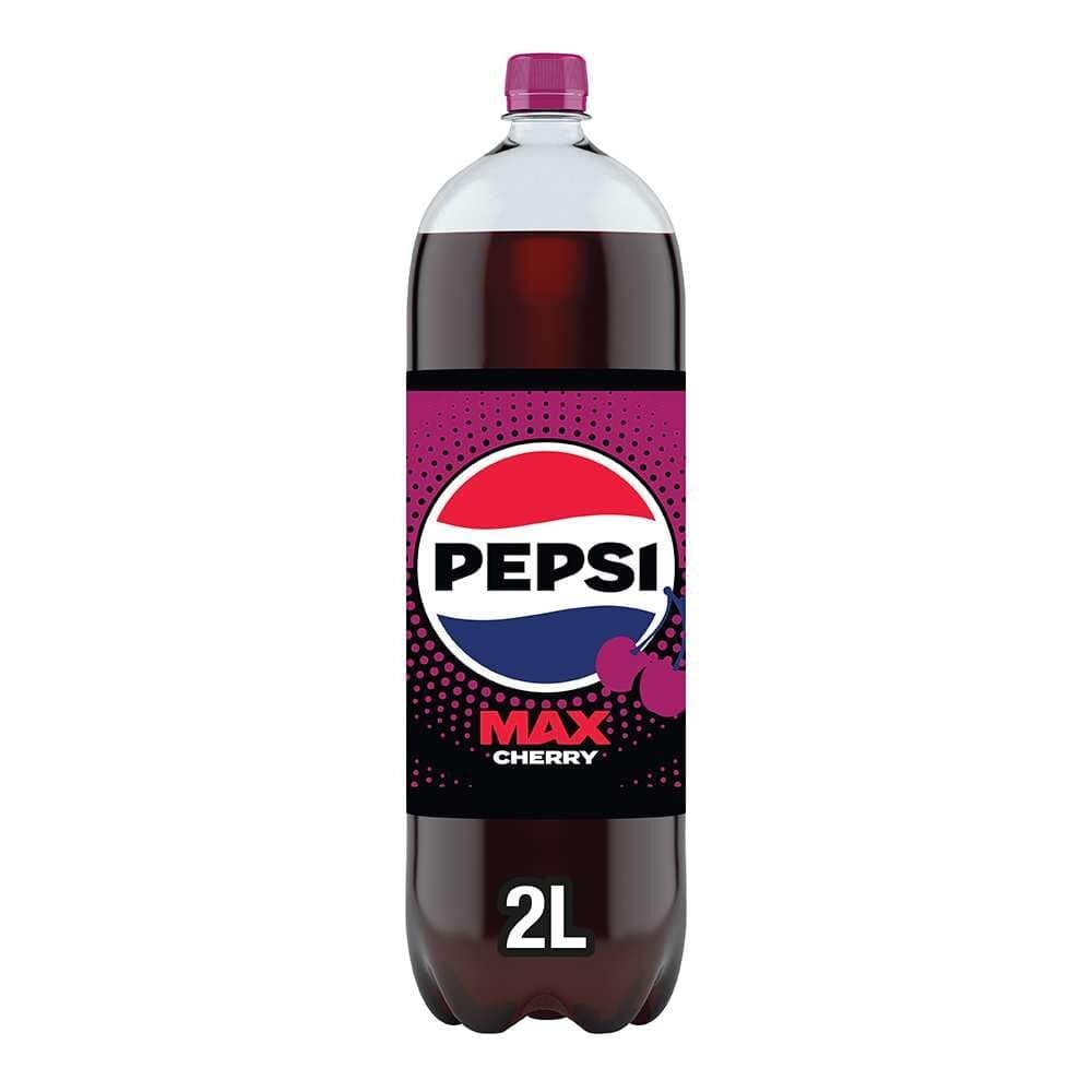 Pepsi Max Cherry No Sugar Cola Bottle 2L