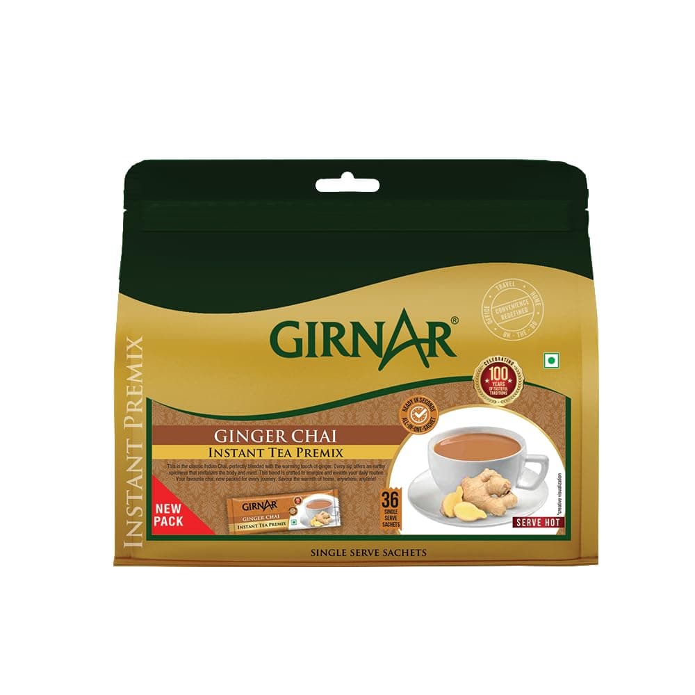 Girnar Instant Tea Premix with Ginger 36 Sachets