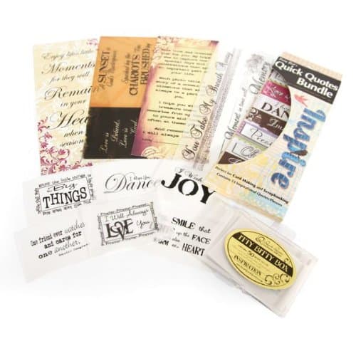 Quick Quotes Inspiration Bundle and Inspiration Itty Bitty Box