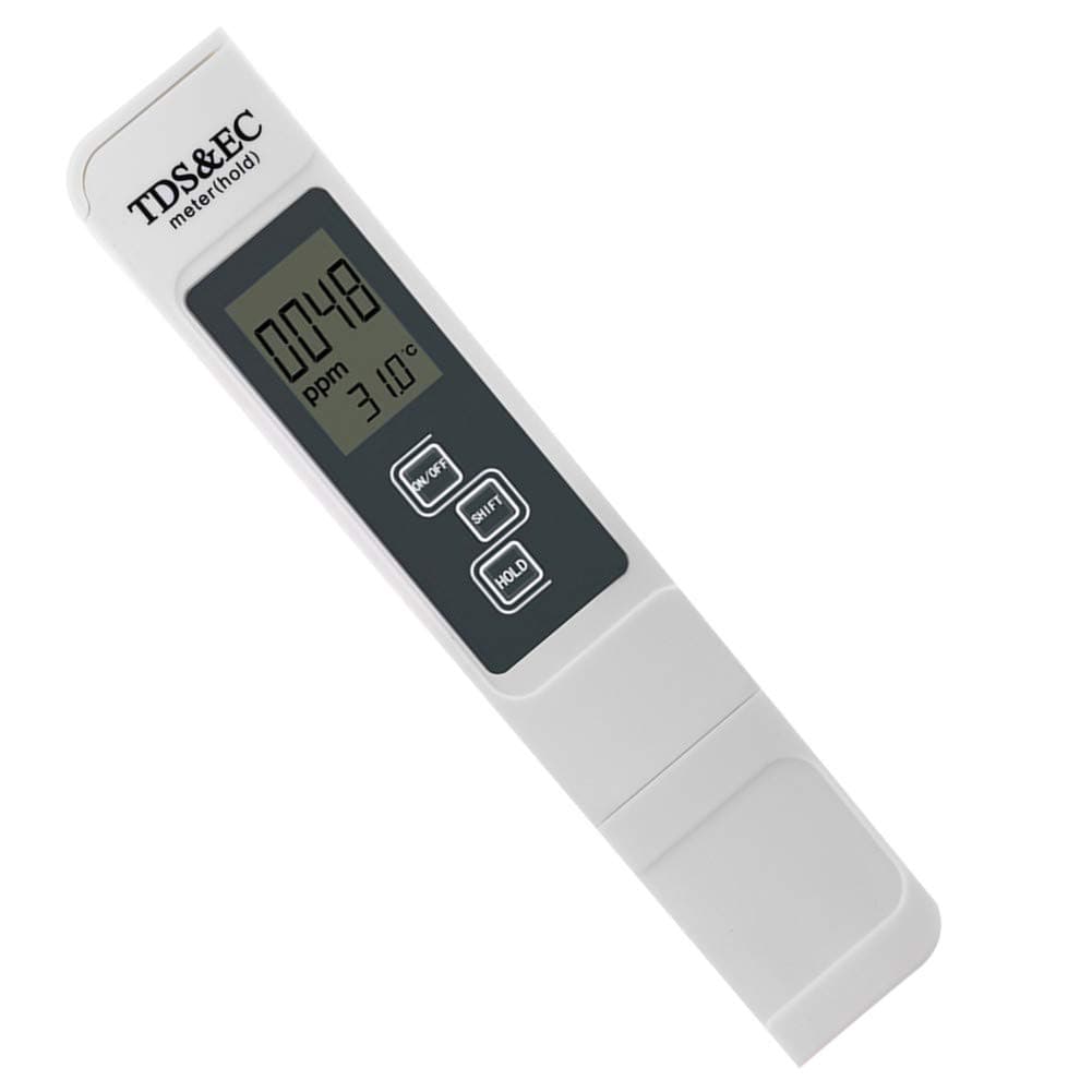 VOWTIME Water Quality Test Meter Professional TDS Ec Temperature Testing Meter Digital Reading for Drinking Water Aquarium Swimming Pool Wastewater Treatment Planting Laboratory Battery Included
