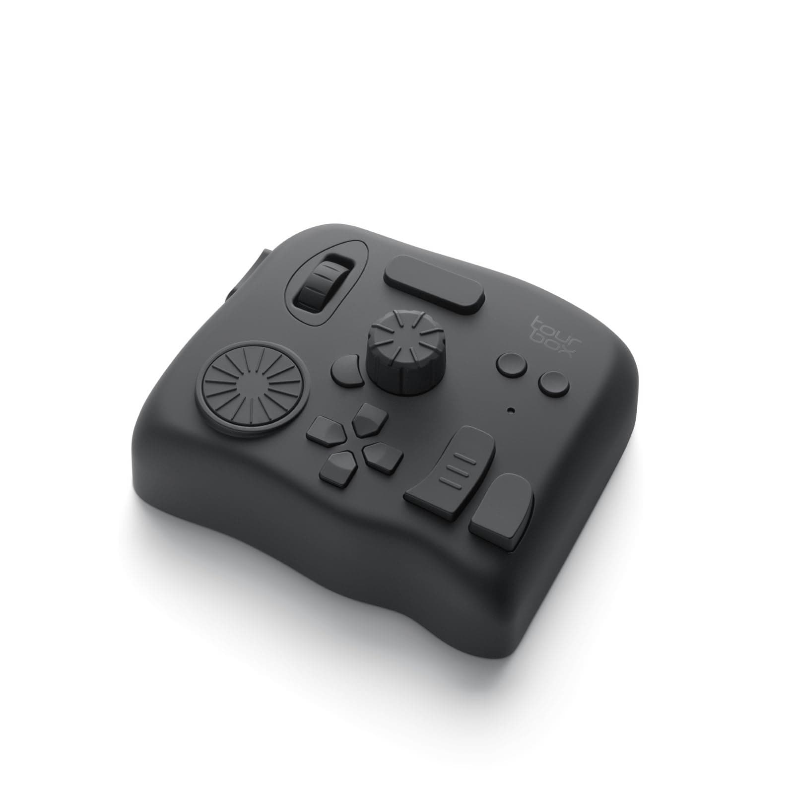 TOUR BOX Elite, Bluetooth Controller for Video Photo Editing Color Grading, DaVinci Resolve Speed Editor, Lightroom Photoshop Premiere Final Cut Pro Illustrator After Effects Programmable Keyboard