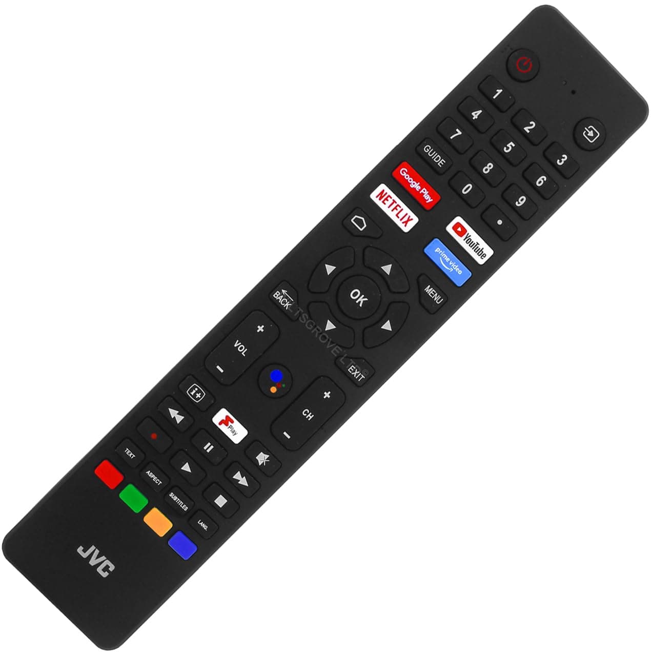 Original RM-C3250 TV Remote Control Compatible with JVC LT-32CA220 LT-40CA320 LT-43CA320 Smart Full HD HDR LED