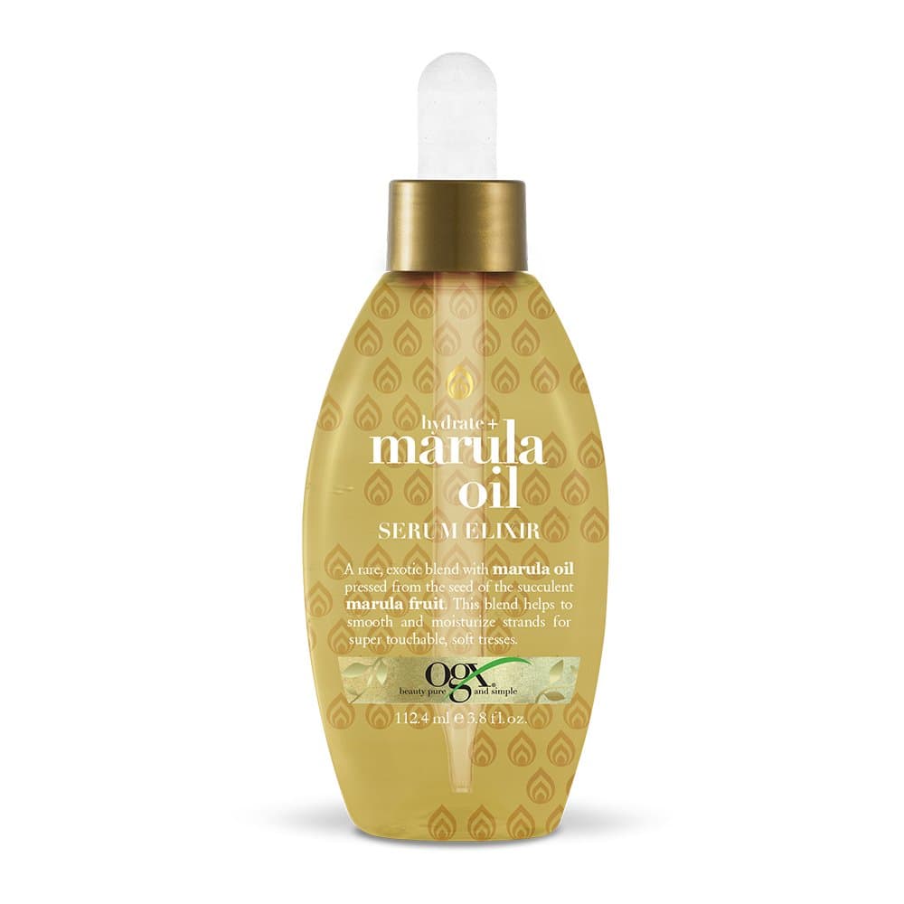 Hydrate and Marula Oil Serum Elixir, Gold 3.8 Fl Oz