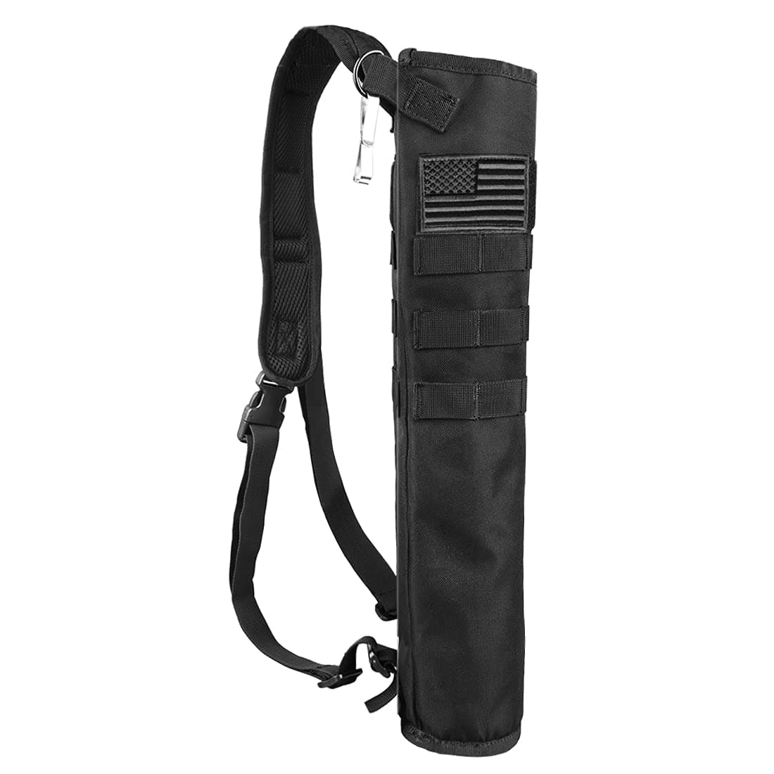 KRATARC Archery Lightweight Back Arrow Quiver Dual Use Foldable Compact Hip Arrows Bag with Molle System Hanged for Target Shooting