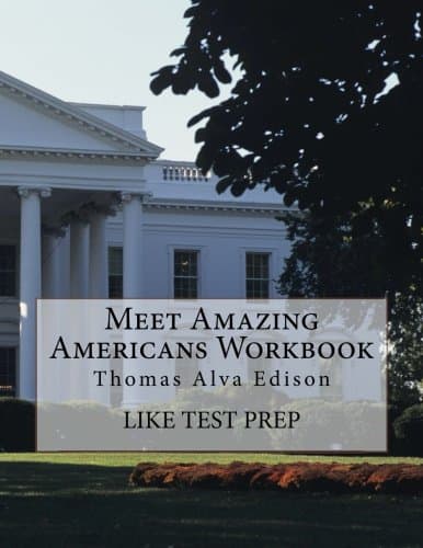 Meet Amazing Americans Workbook: Thomas Alva Edison