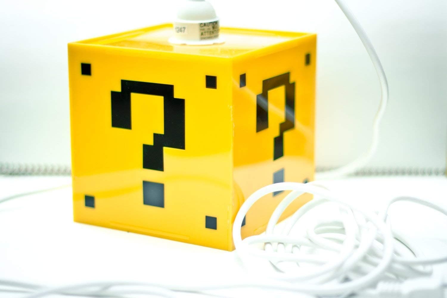 Super Mario Question Mark lamp
