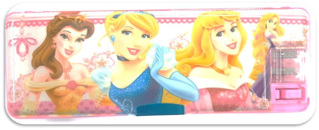 Plastic Frozen Pencil Box with LED Lamp